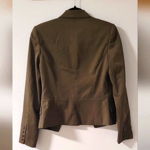 Suzy shier, olive green blazer, size S a - Picture 3 of 4